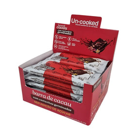 Barra de Cacau com Castanhas Uncooked (Cx 12un de 30g)
