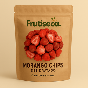 Morango Chips Desidratado